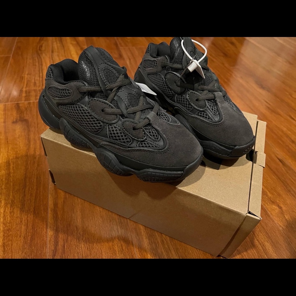 Black sneakers